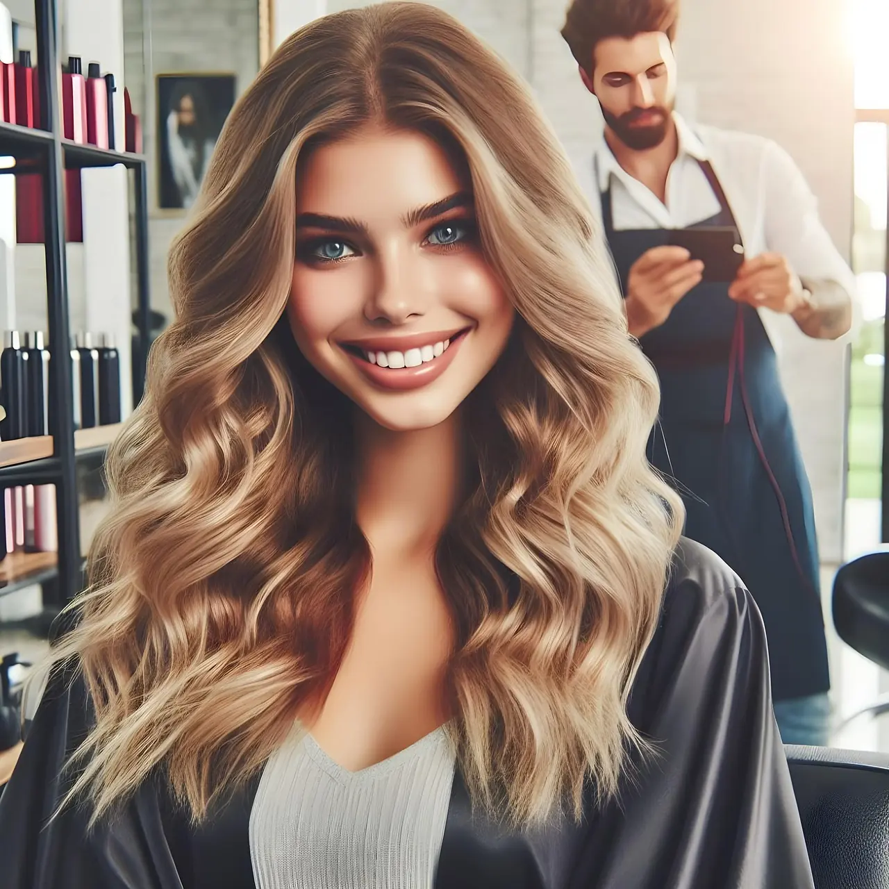AI generated hair photo salon consultation unrealistic beauty standard 2026