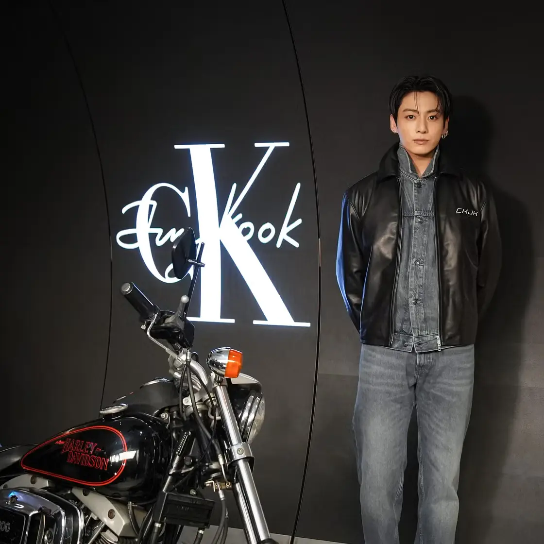 Jung Kook of BTS at Calvin Klein Harajuku flagship Tokyo collaboration event 2026