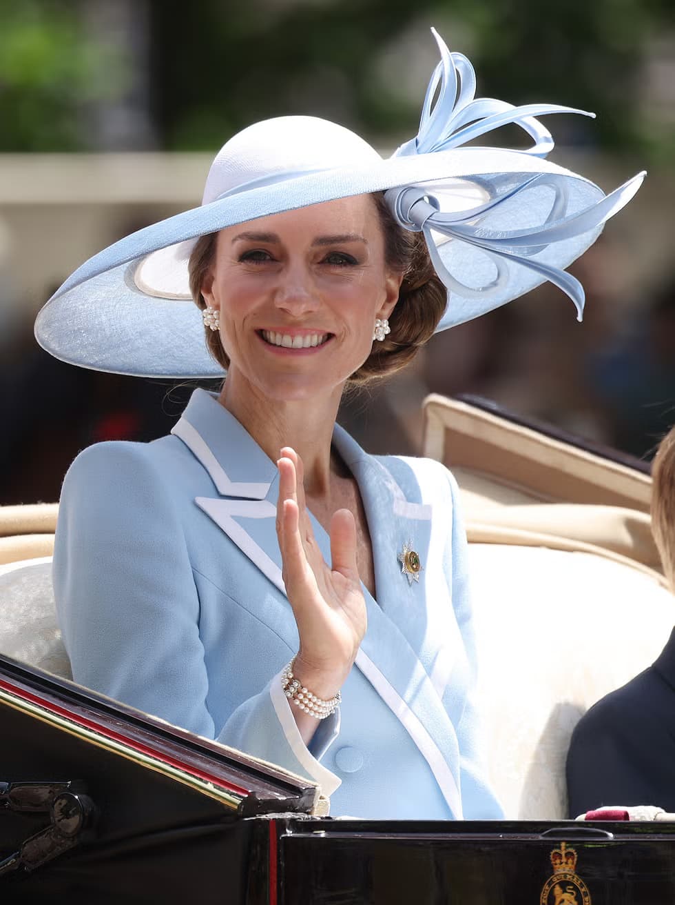THE DRESS — CATHERINE WALKER BABY BLUE COAT DRESS