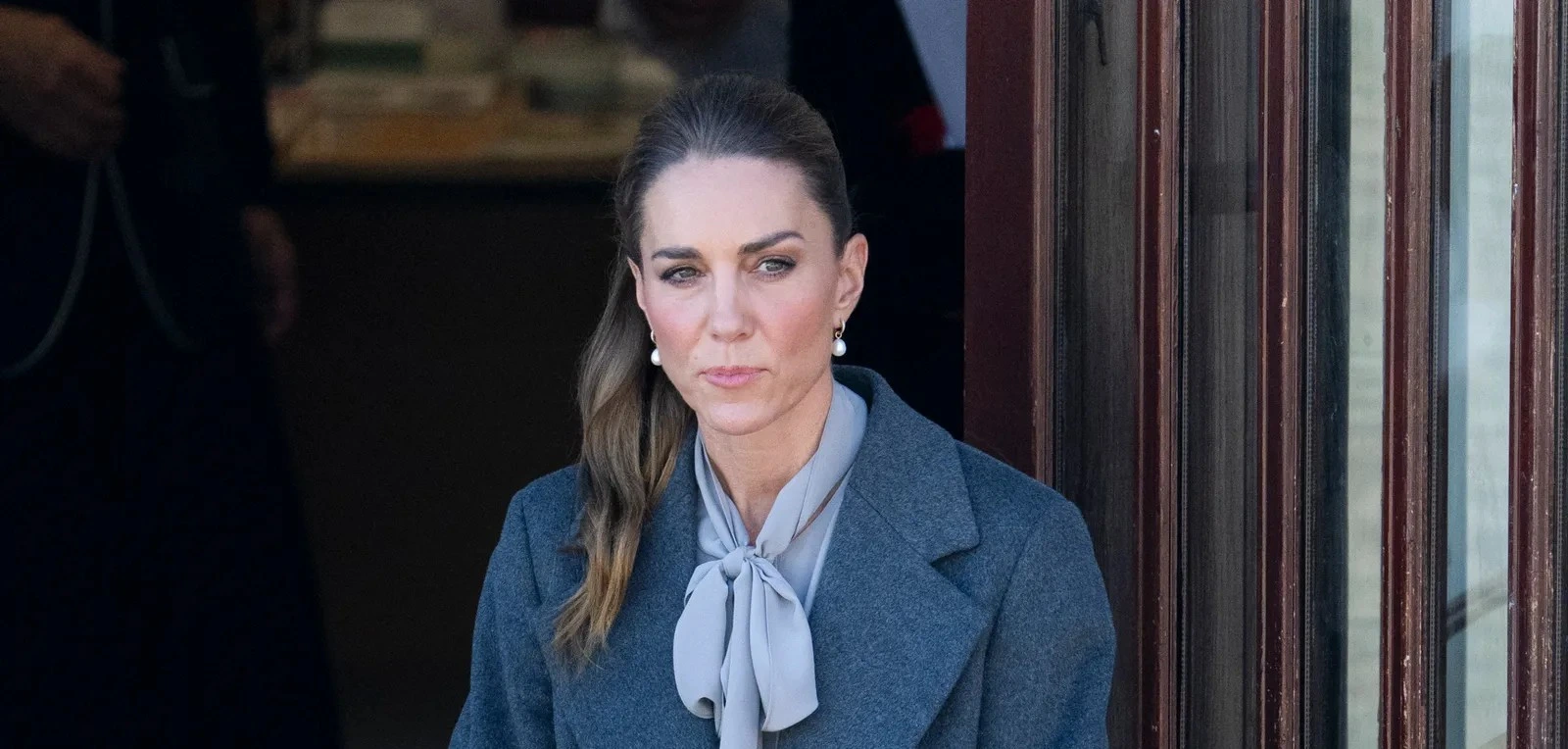 Kate Middleton Anchors Her Fall Look With a Gray Coat