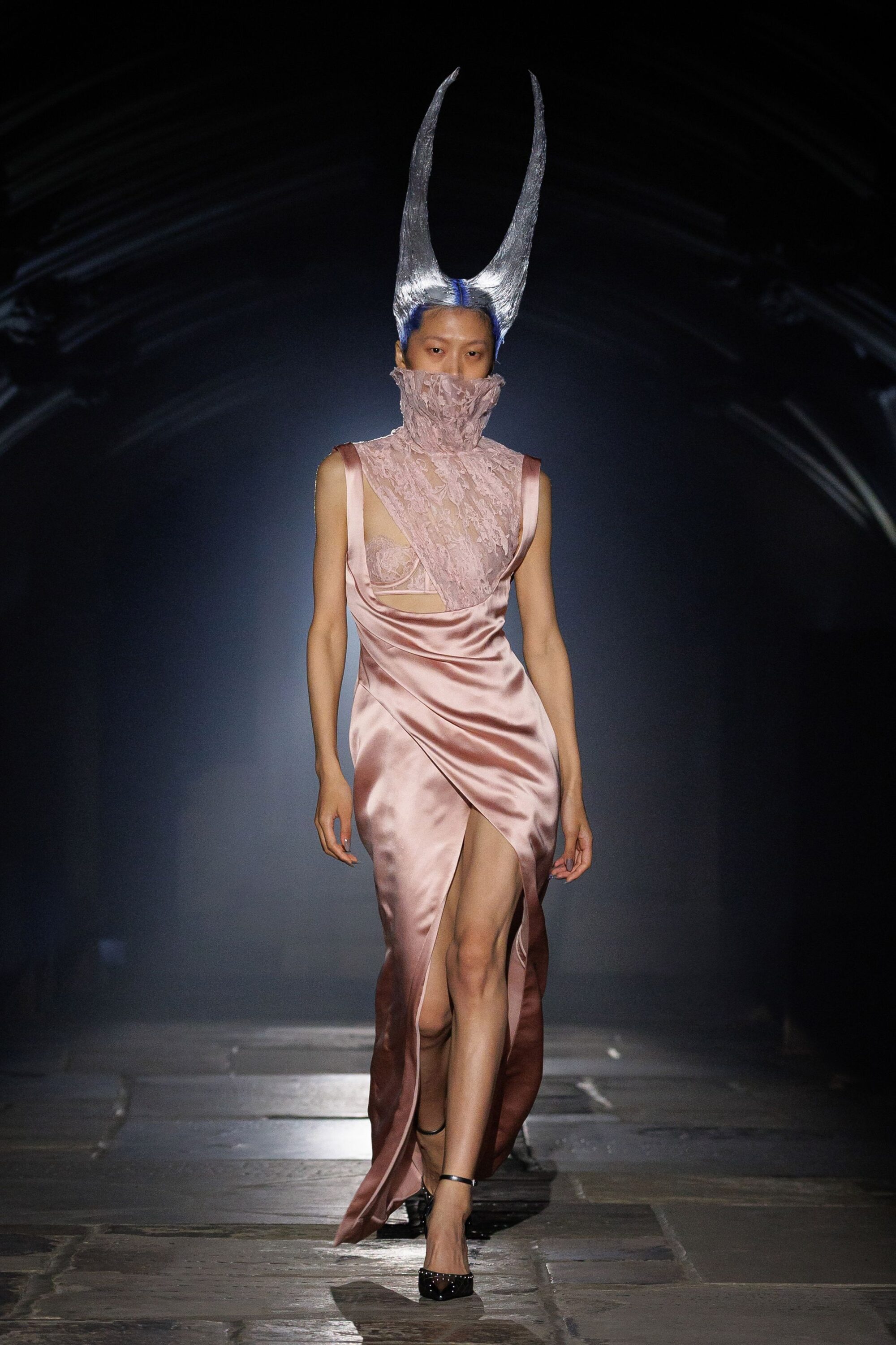 Looks from Burberry and McQueen on the London Fashion Week Spring 2027 runway
