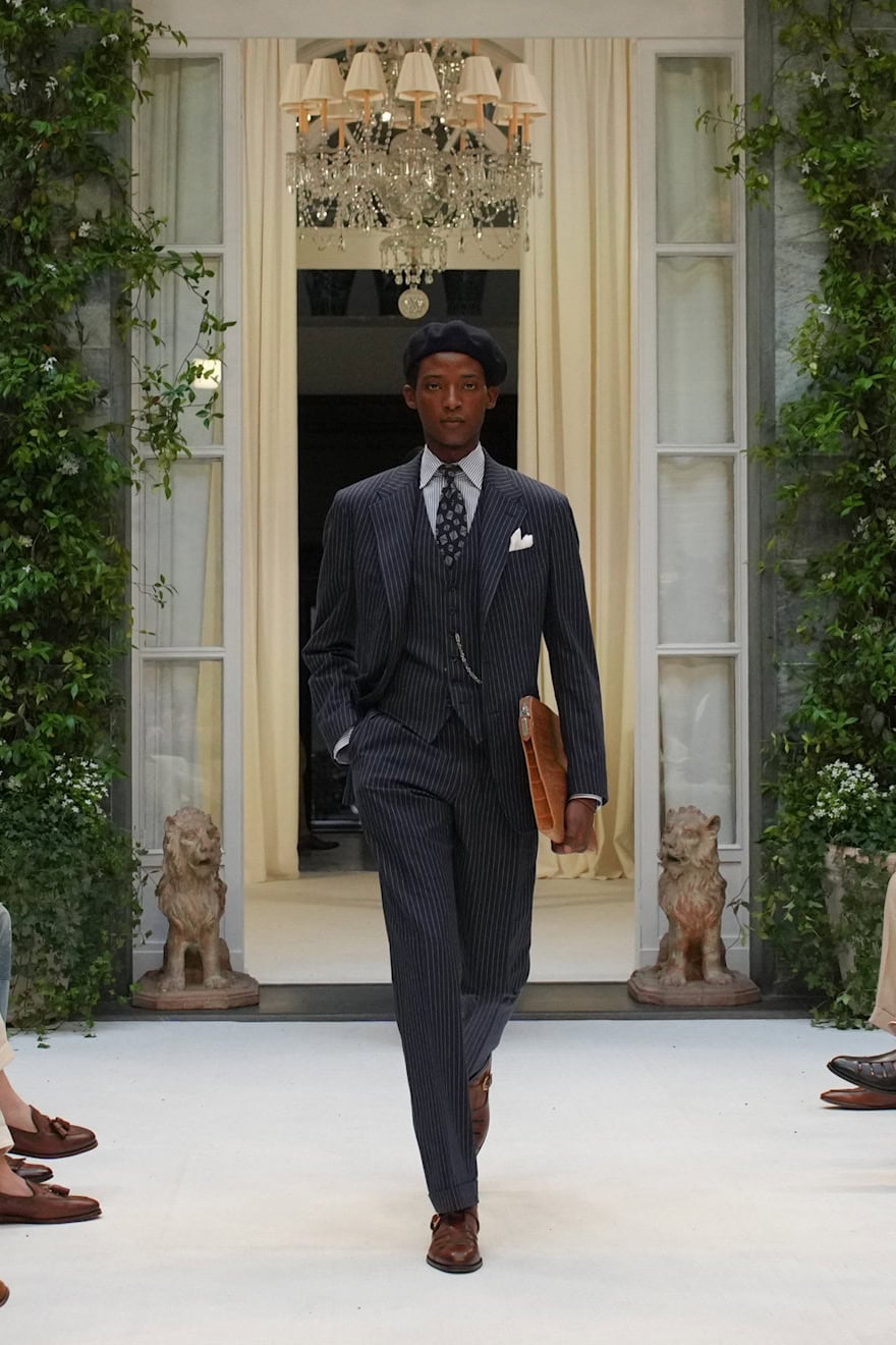 Tuxedo jackets, satin sashes and cummerbunds from Erdem, McQueen and Toga