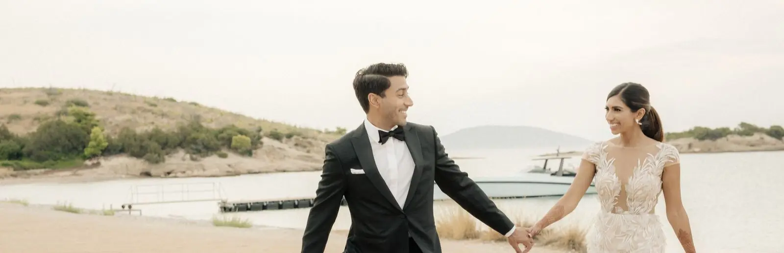Indian Tradition Meets Modernist Greece in This Wedding
