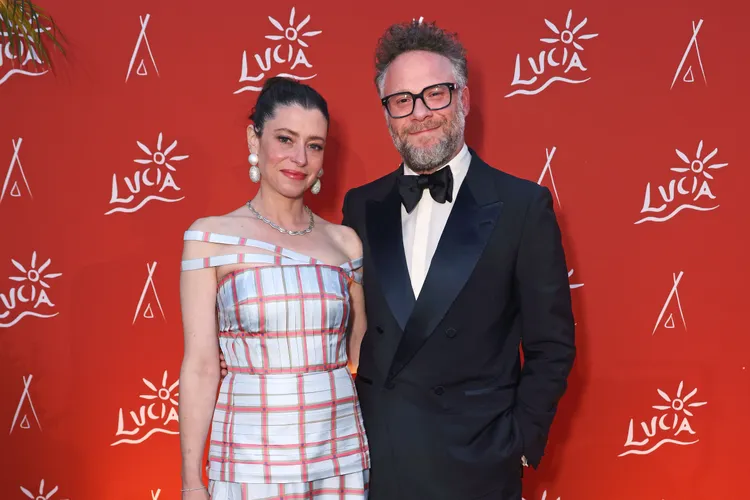 Seth Rogen Lauren Miller Cannes Film Festival 2026 marriage interview New York Times